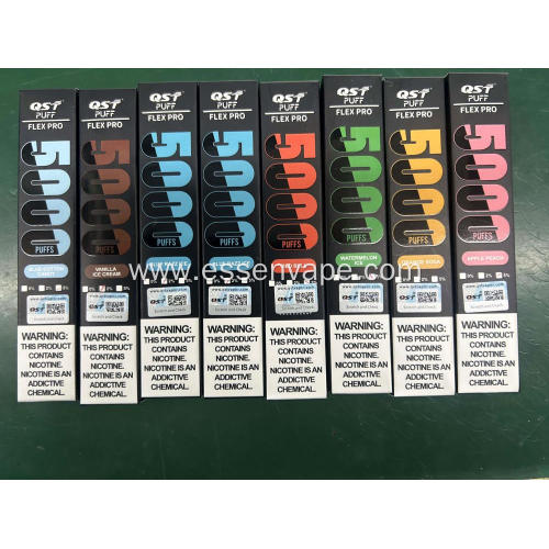 Luxembourg Puff Flex Pro 5000 Disposable Vape Kits